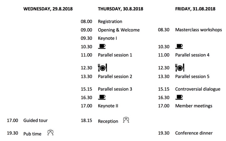 General conference schedule